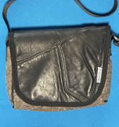 Tasche Chamäleon mini - Filzkorpus und Lederhose